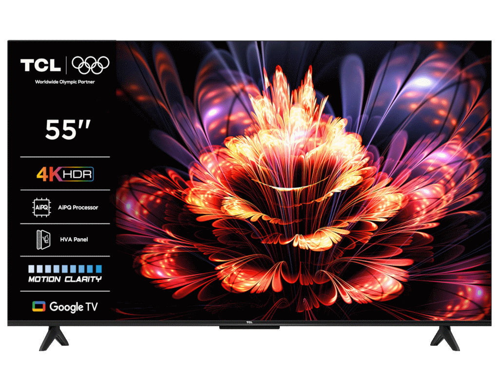 TCL 55 inča V6C 4K TV sa Google OS i frameless dizajnom na stalku