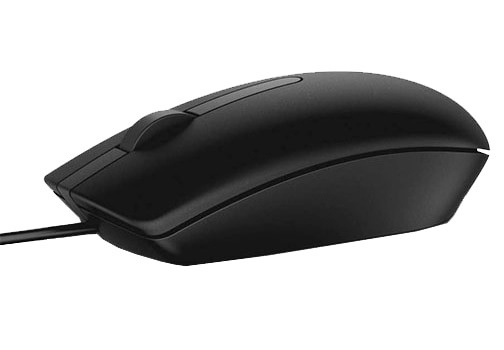 Dell Optical Mouse MS116 wired miš na bijeloj podlozi