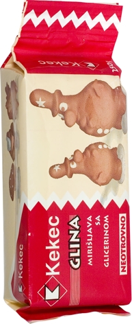 Pakovanje KE Mirisne Gline 250g u terracotta boji cigle sa etiketom proizvoda