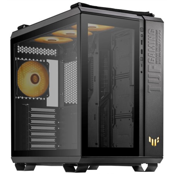ASUS TUF Gaming GT502 TG PLUS mid tower ATX kućište sa 4 ARGB 120mm ventilatora