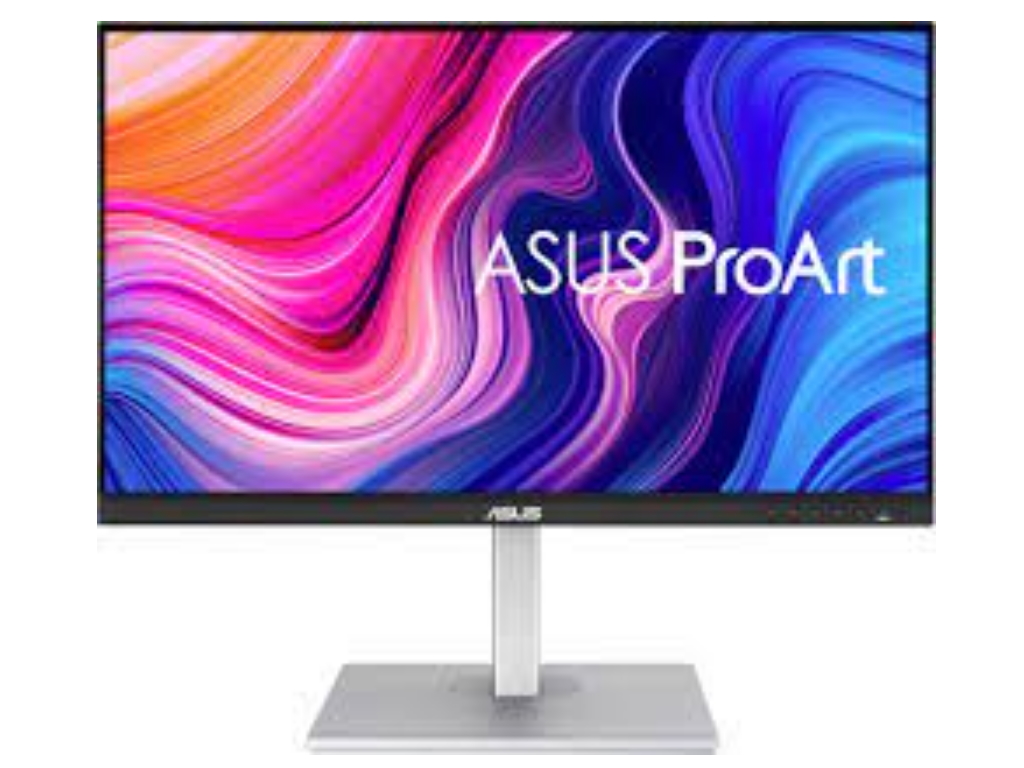 Asus ProArt PA279CV 27-inčni 4K IPS monitor na stolu s ergonomskim postoljem