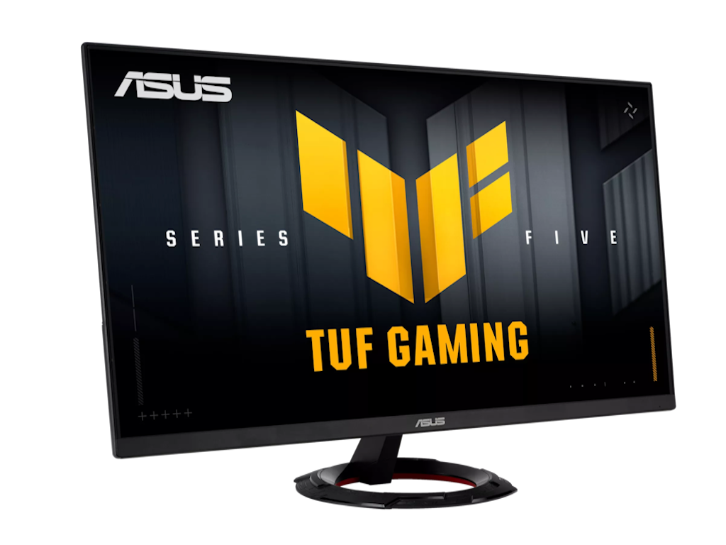 Asus VG249Q5R gaming monitor sa crnim okvirom i postoljem
