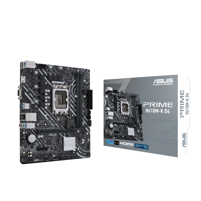 ASUS PRIME H610M-K D4 Intel H610 LGA 1700 micro ATX matična ploča
