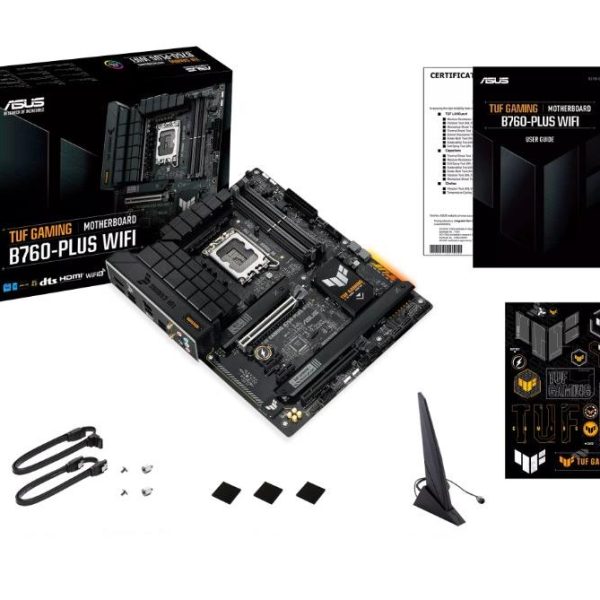 ASUS TUF GAMING B760-PLUS WIFI matična ploča s Intel B760 čipsetom, LGA 1700, DDR5 podrškom i Wi-Fi 6E