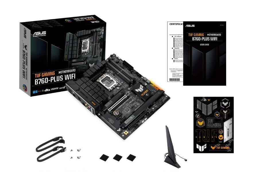 ASUS TUF GAMING B760-PLUS WIFI matična ploča s Intel B760 čipsetom, LGA 1700, DDR5 podrškom i Wi-Fi 6E