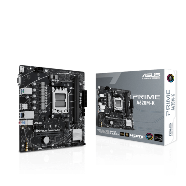 ASUS Prime A620M-K micro ATX matična ploča s AMD A620 čipsetom i DDR5 podrškom