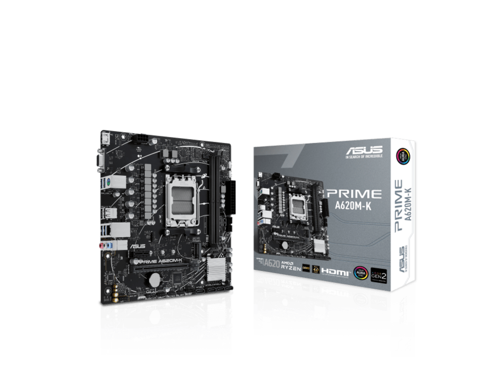 ASUS Prime A620M-K micro ATX matična ploča s AMD A620 čipsetom i DDR5 podrškom