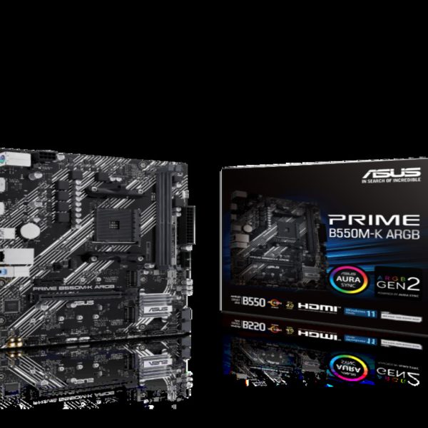 ASUS Prime B550M-K ARGB AM4 matična ploča s M.2 i HDMI priključcima