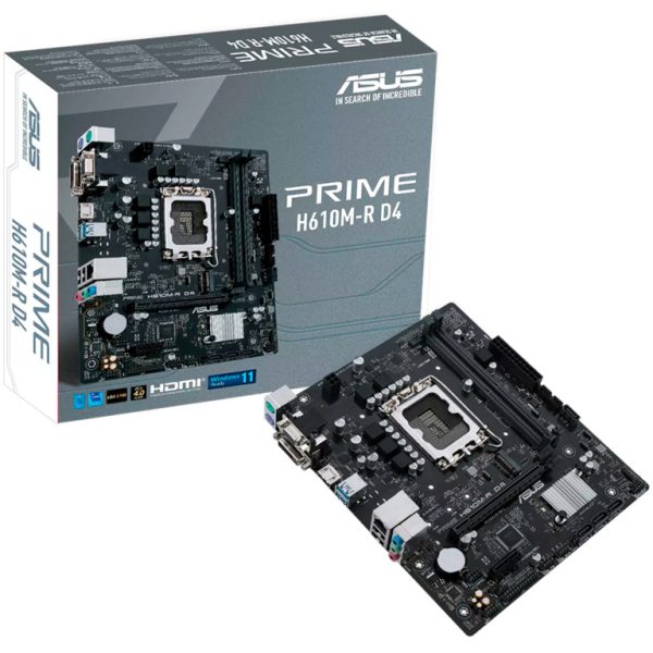 ASUS PRIME H610M-R-SILGA mATX matična ploča s LGA 1700 socketom, DDR5 i M.2 podrškom