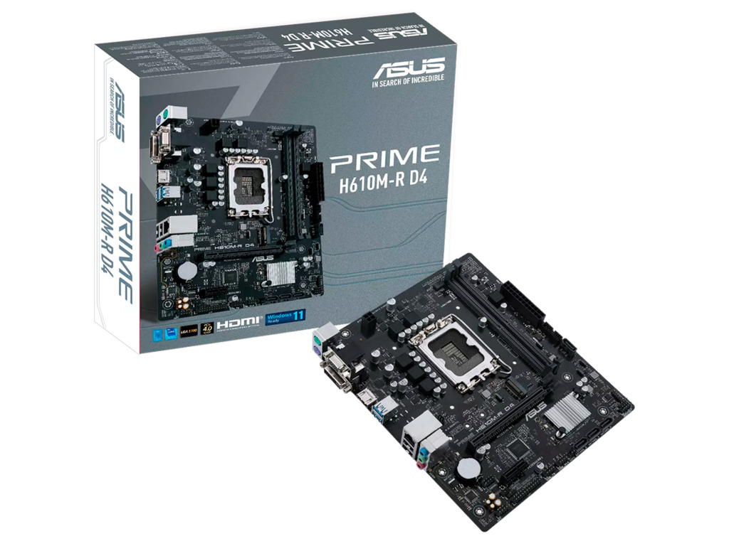 ASUS PRIME H610M-R-SILGA mATX matična ploča s LGA 1700 socketom, DDR5 i M.2 podrškom
