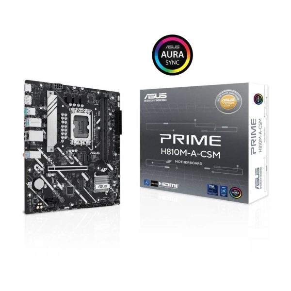 ASUS PRIME H810M-A-CSM matična ploča sa LGA1851 socketom i podrškom za DDR5 memoriju