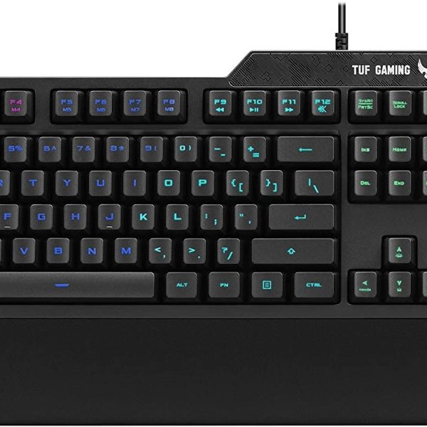 ASUS TUF Gaming K1 RGB gaming tastatura sa brojčanikom za jačinu zvuka i svjetlosnom trakom