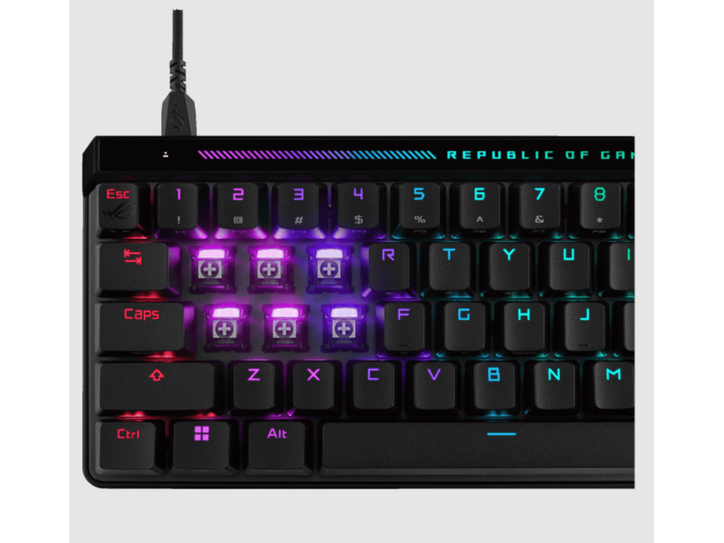 Asus ROG Falchion ACE HFX 65% gaming tastatura sa ROG HFX magnetnim prekidačima