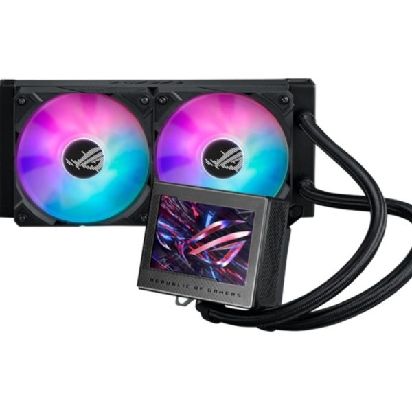 ASUS ROG RYUJIN III 240 ARGB 240mm liquid cooler with 3.5-inch Full Color LCD display