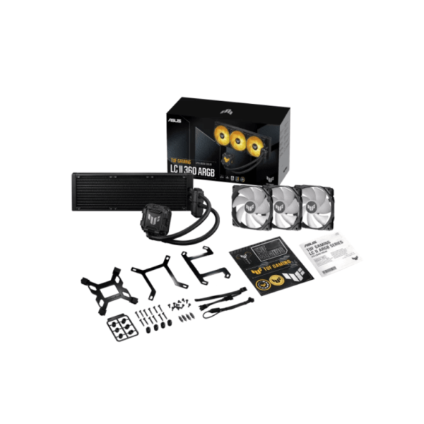 TUF GAMING LC II 360 ARGB all-in-one CPU liquid cooler with Aura Sync