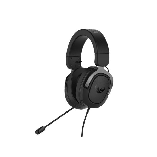 ASUS TUF Gaming H3 slušalice gun metal boje sa zatvorenim jastučićima i mikrofon