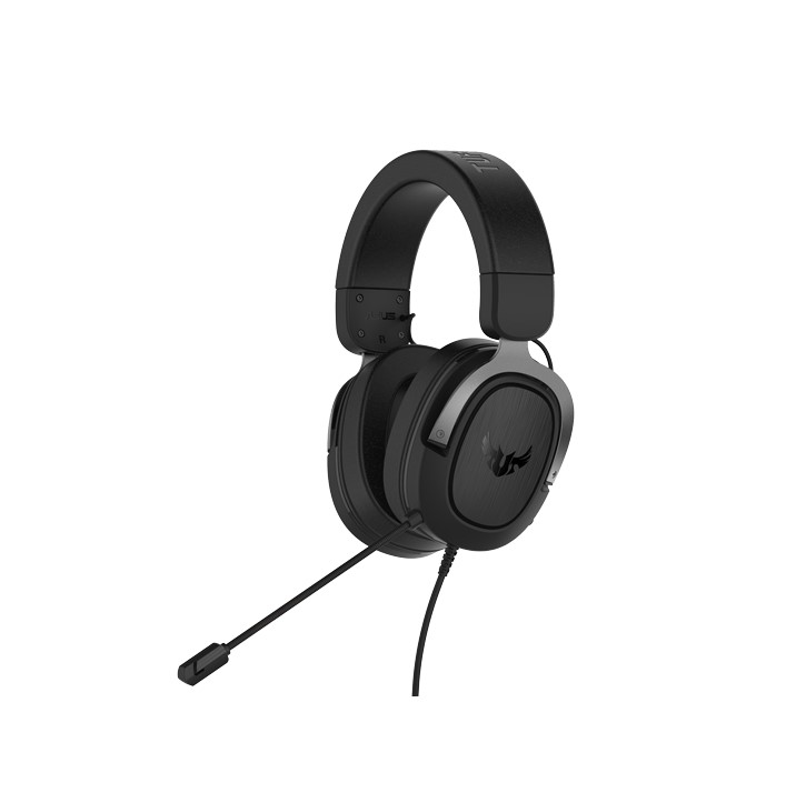 ASUS TUF Gaming H3 slušalice gun metal boje sa zatvorenim jastučićima i mikrofon