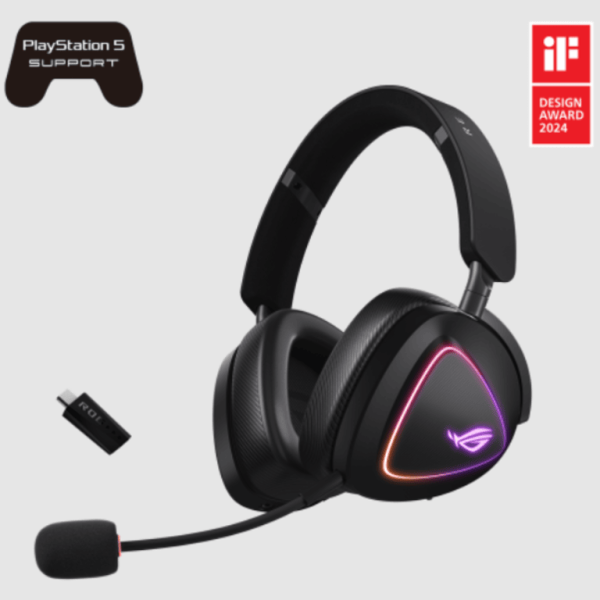Asus ROG Delta II wireless gaming slušalice sa RGB osvjetljenjem