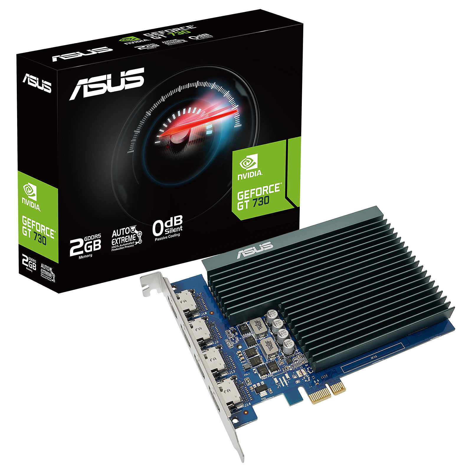 ASUS NVIDIA GeForce GT 730 grafička kartica sa 2GB GDDR5 memorijom i 4xHDMI priključcima