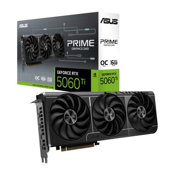 ASUS Prime RTX 5060 Ti grafička kartica sa 16GB GDDR7 memorijom i tri DisplayPort izlaza