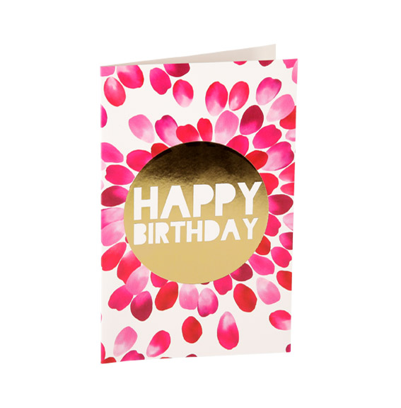 3D rođendanska čestitka za 18. rođendan s motivom torte i tekstom Happy Birthday