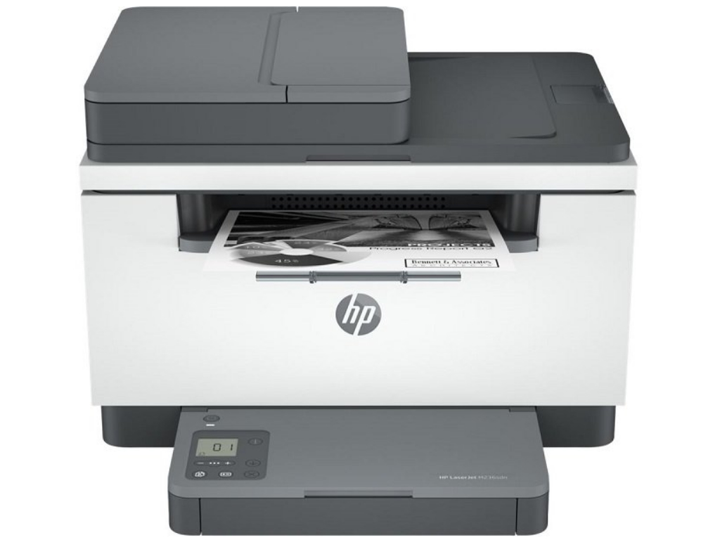 HP LaserJet MFP M236sdn mono laser printer front view