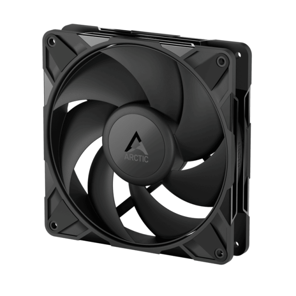 Arctic P14 Pro PST 140 mm PWM ventilator sa kabelom za splitter na bijeloj pozadini