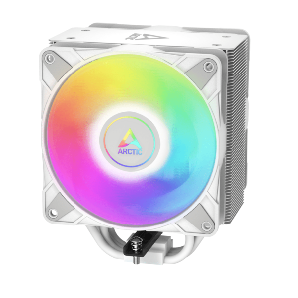 Arctic Freezer 36 A-RGB White CPU cooler with white fan and RGB lighting