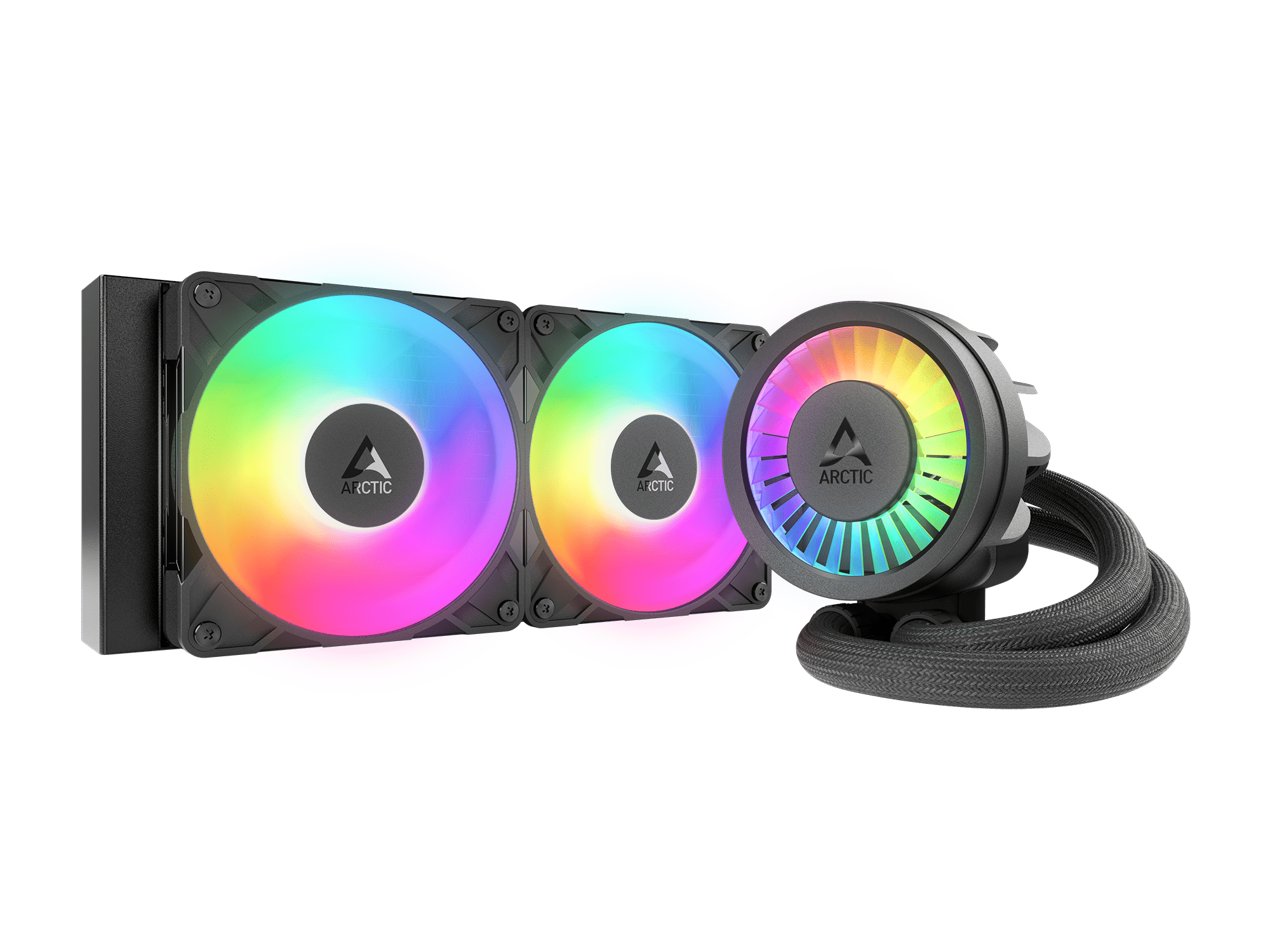 Arctic Liquid Freezer III PRO 240 A-RGB Black AIO CPU water cooler with dual fans