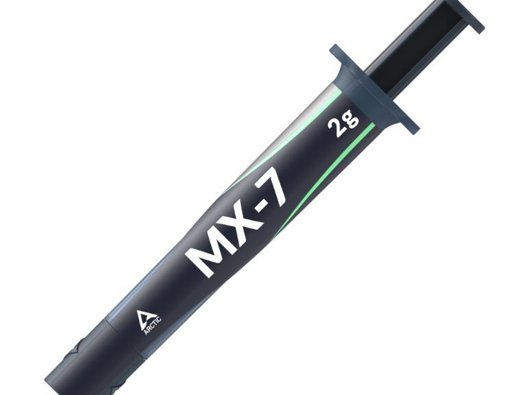 Arctic MX-7 2g thermal paste tube on white background
