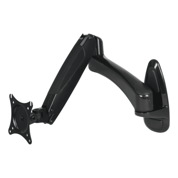 Arctic W1-3D gas spring monitor wall mount for adjustable desk setup