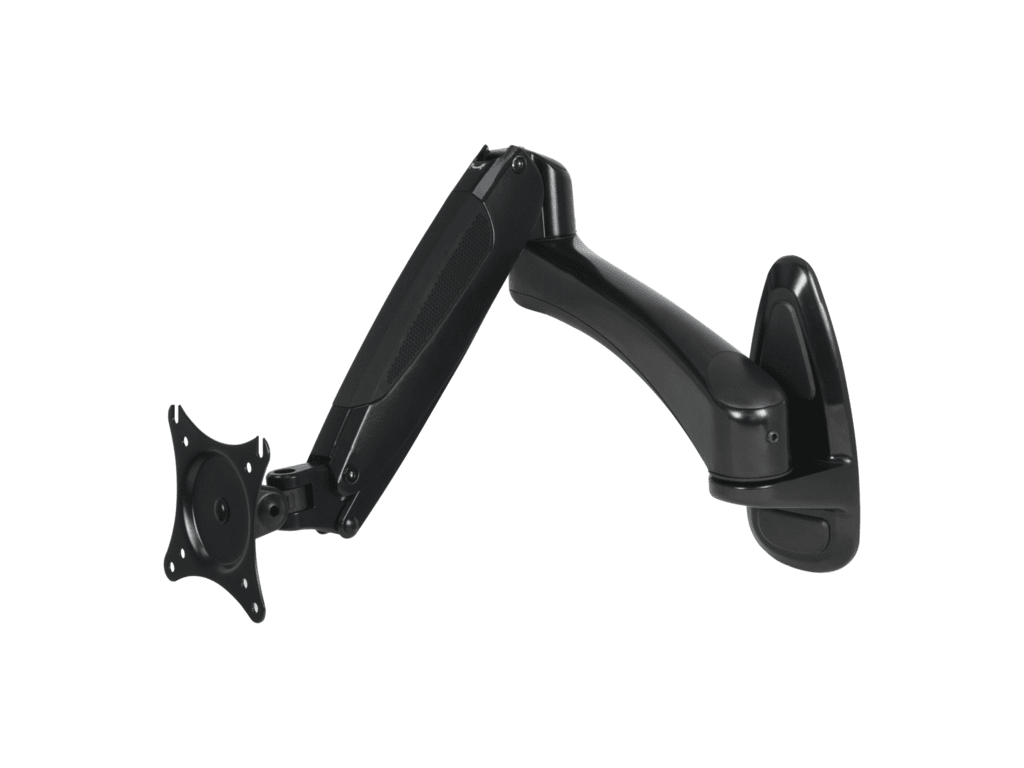 Arctic W1-3D gas spring monitor wall mount for adjustable desk setup