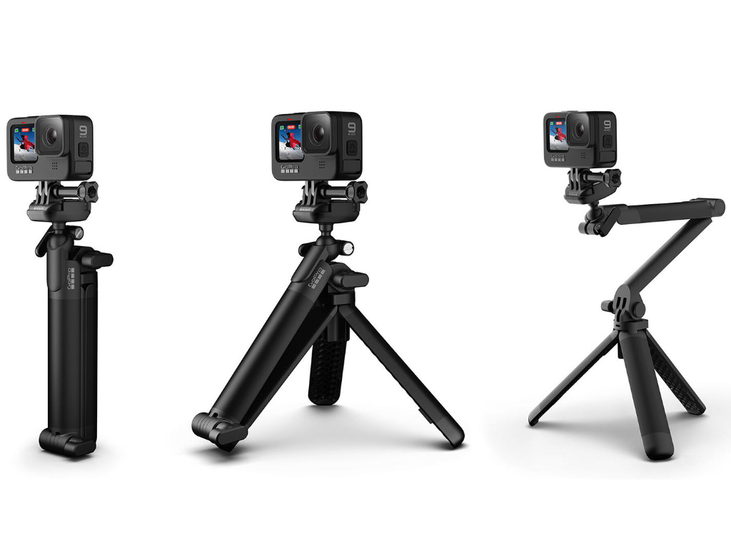 GoPro 3-Way selfie stick, ergonomski nosač kamere, stativ podesiv po visini za sve GoPro kamere