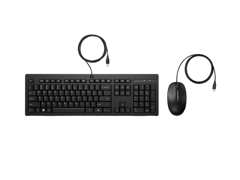 HP 225 Wired MSE and KB G2 žičani set miša i tastature crne boje