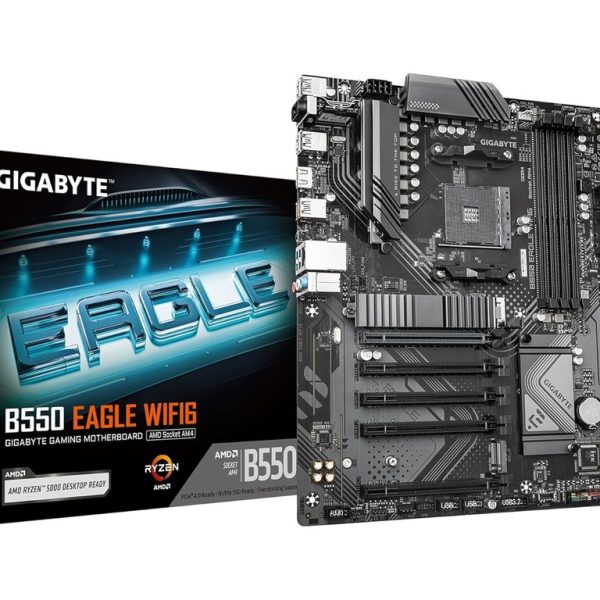 Gigabyte B550 Eagle AM4 matična ploča sa četiri DDR4 slota i M.2 konektorima
