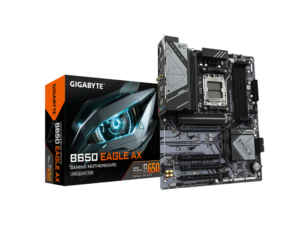 Gigabyte MB B650 EAGLE AX AM5 matična ploča sa DDR5 slotovima i M.2 priključcima
