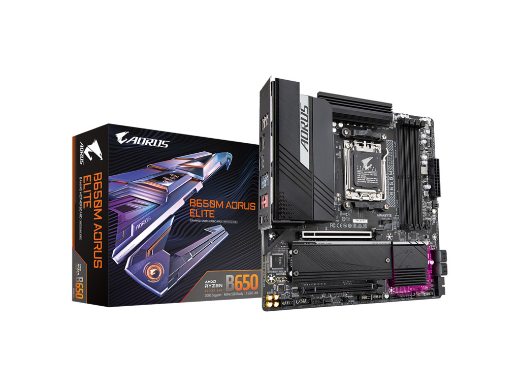 Gigabyte B650M AORUS ELITE AM5 microATX matična ploča s DDR5 i M.2 podrškom