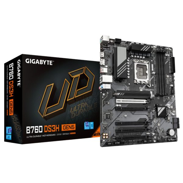 Gigabyte B760 DS3H GEN5 LGA1700 ATX matična ploča sa DDR5 i M.2 slotovima