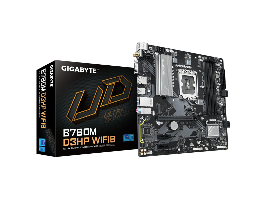 Gigabyte B760M D3HP WIFI6 LGA1700 matična ploča sa DDR5 i M.2 slotovima