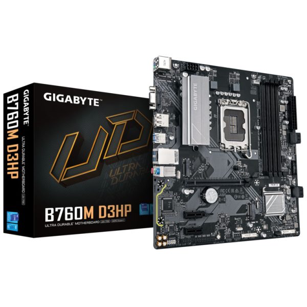 Gigabyte B760M D3HP matična ploča s LGA1700 utičnicom, DDR5 podrškom i višestrukim priključcima