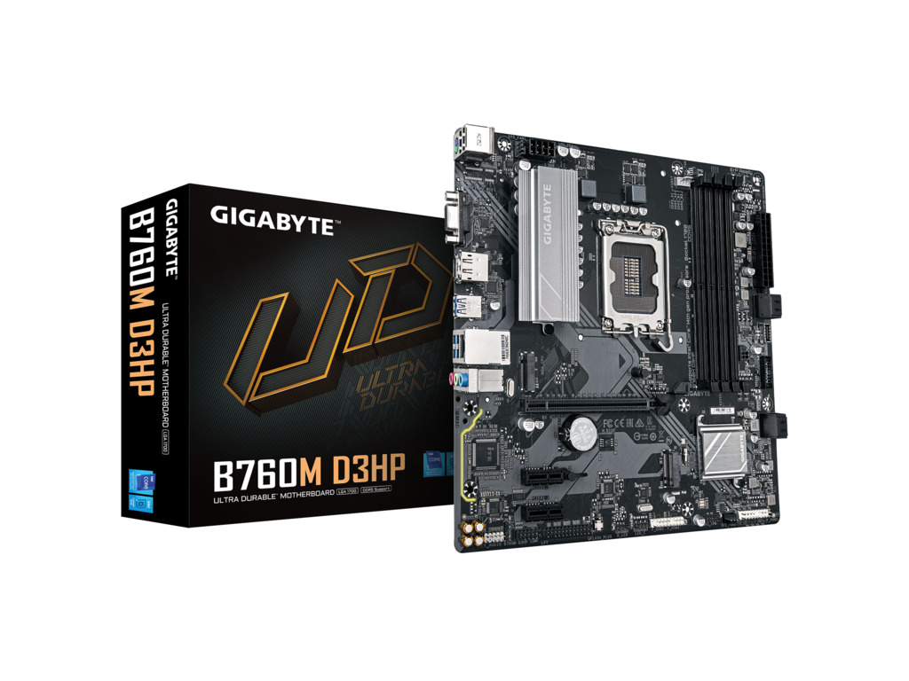 Gigabyte B760M D3HP matična ploča s LGA1700 utičnicom, DDR5 podrškom i višestrukim priključcima