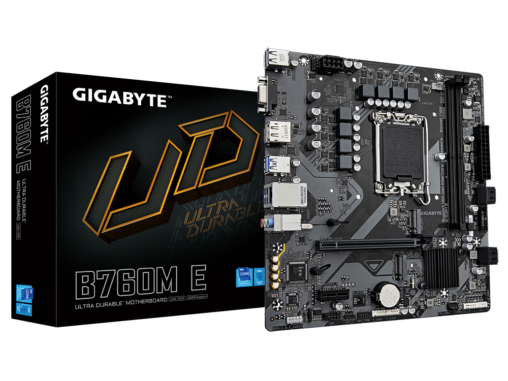 Gigabyte B760M ELGA1700 matična ploča s DDR5 i M.2 priključcima