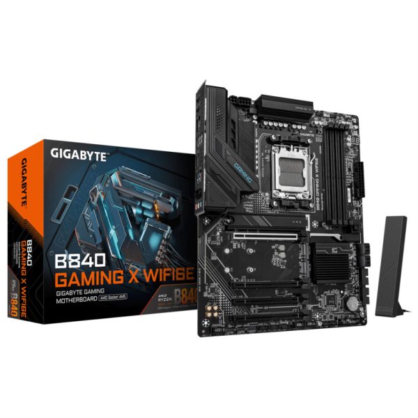Gigabyte MB B840 GAMING X WF6E AM5 matična ploča s DDR5 i M.2 slotovima