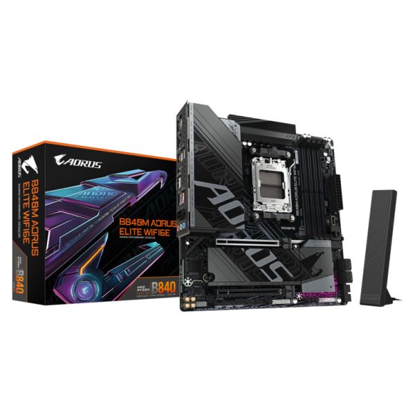 Gigabyte B840 AORUS ELITE AM5 matična ploča s DDR5 i M.2 slotovima