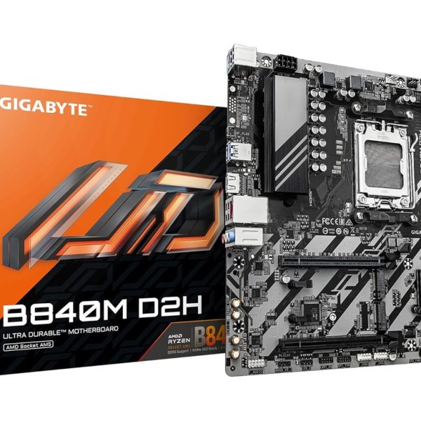 Gigabyte B840M D2H AM5 matična ploča sa DDR5 i M.2 slotovima