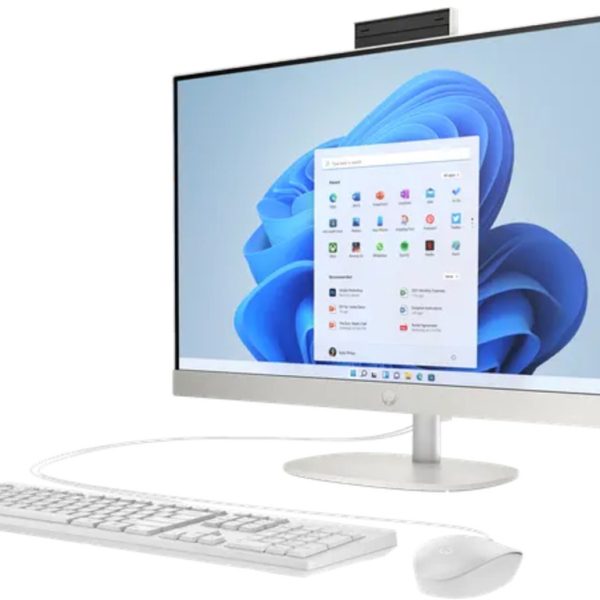 HP All-in-One 24-cr0047ny bijeli računar sa 23.8 inčnim FHD ekranom i bežičnom periferijom