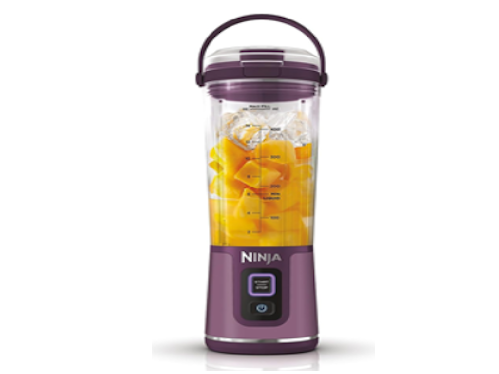 Ninja Blast bežični blender ljubičaste boje s USB-C punjenjem i posudom od nehrđajućeg čelika