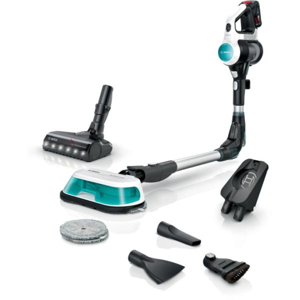 Bosch štapni usisivač Wet&Dry Unlimited Aqua bijele boje s nastavcima