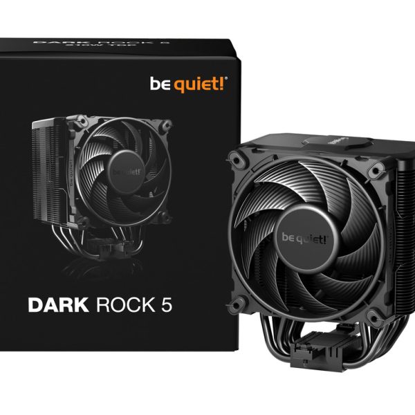 be quiet! Dark Rock 5 Black CPU Cooler sa 120mm ventilatorom i 210W TDP