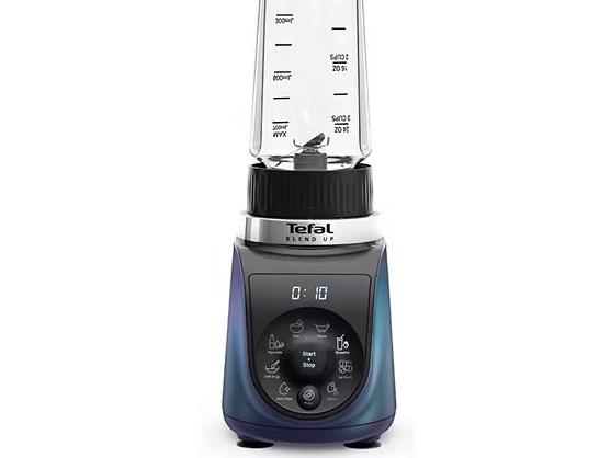 Tefal mini blender BL19H4F0 s posudom i poklopcem na bijeloj podlozi